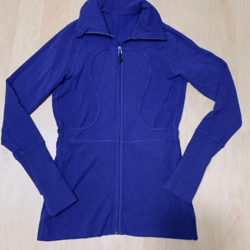 Lululemon Blue  Jacket Thumb Holes Full Zip